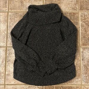 Tahari Women’s Charcoal Grey Cowl Neck Sweater